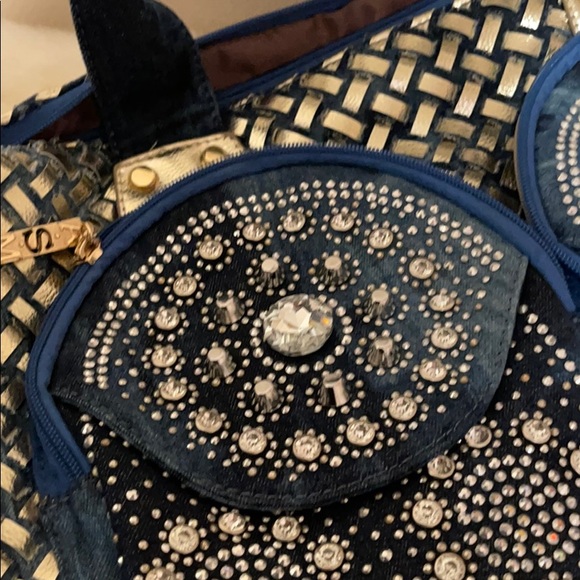 Jeans rhinestone bag - Picture 5 of 6